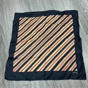 Echo Diagonal Striped Scarf in Black and Red